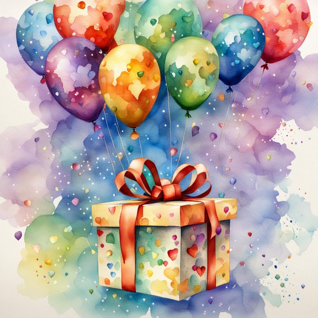 Three tiered decorated presents