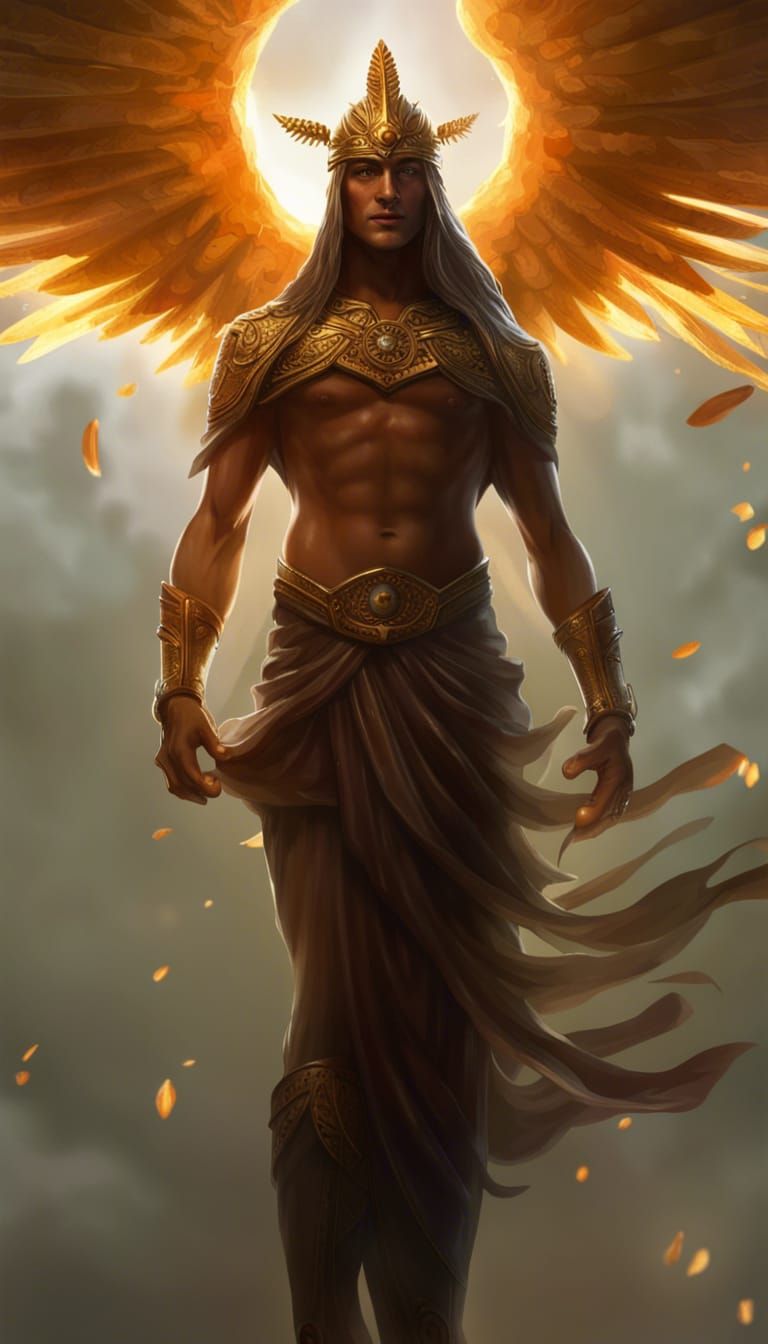 winged man symbol is the national emblem of Persian empire, ...