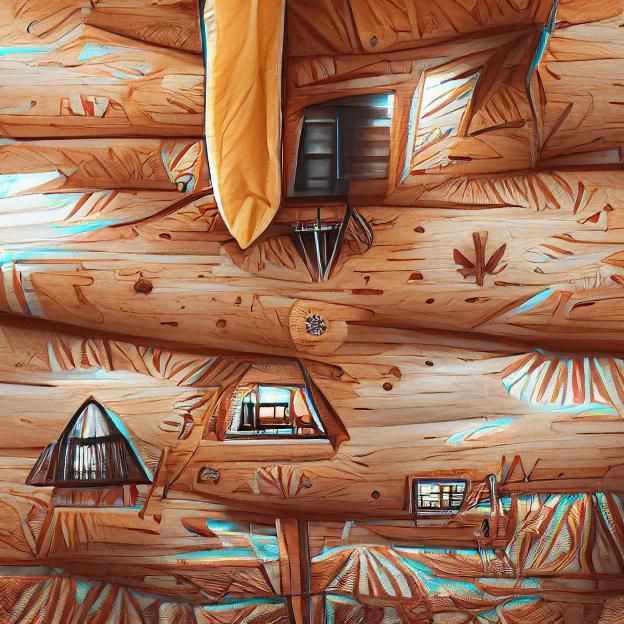 Log Cabin Tent