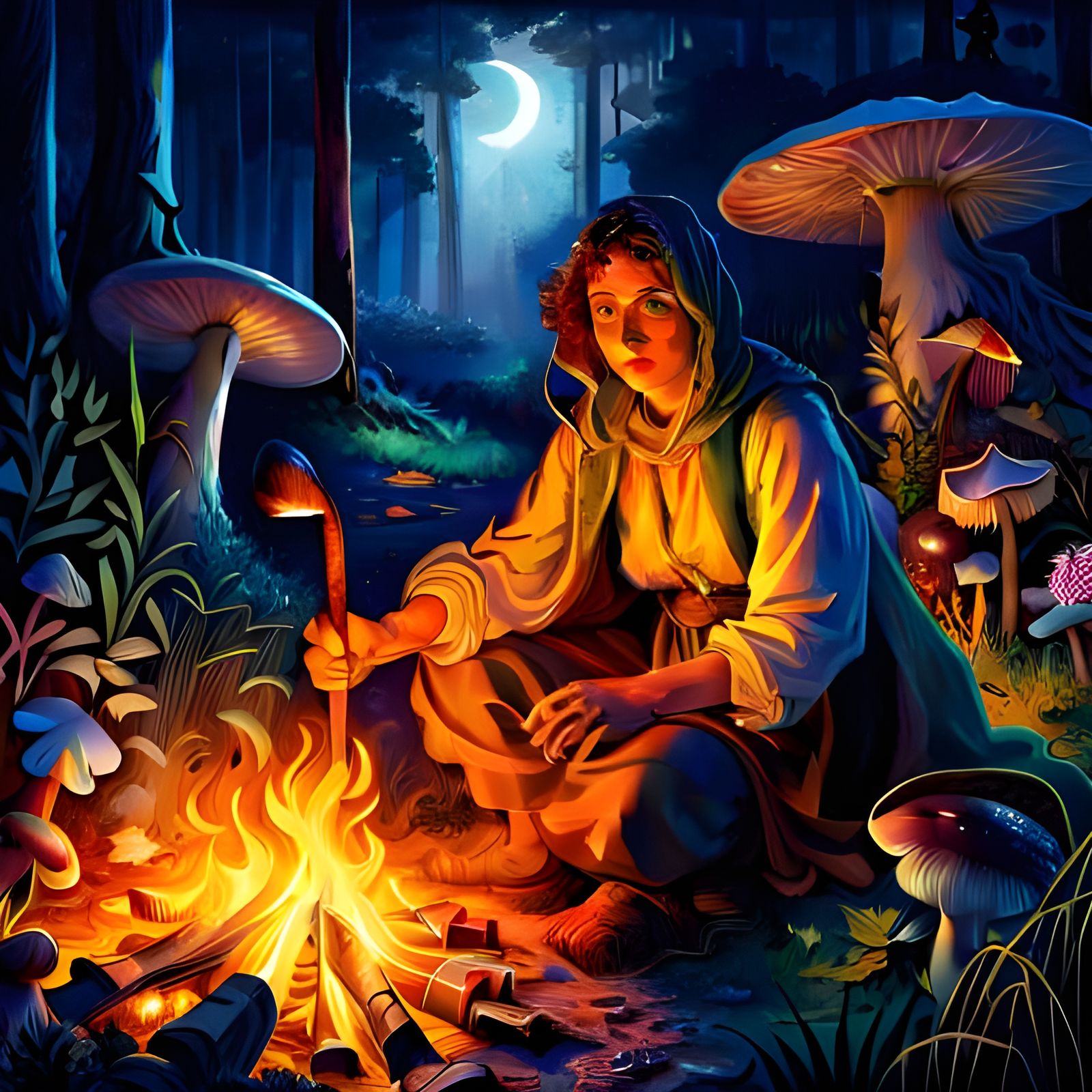 ranger in the forest  by @Light