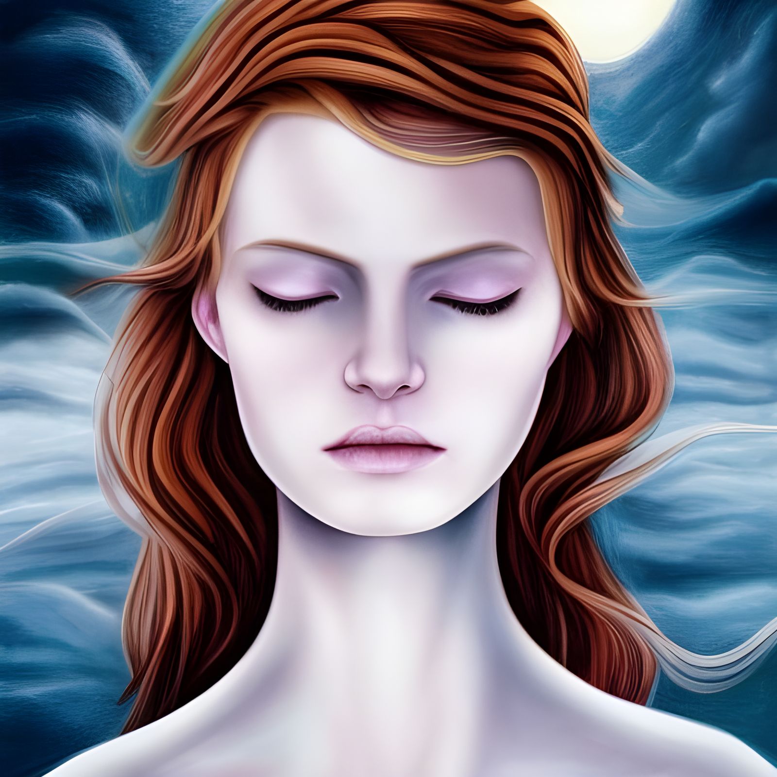 Dreaming girl - AI Generated Artwork - NightCafe Creator