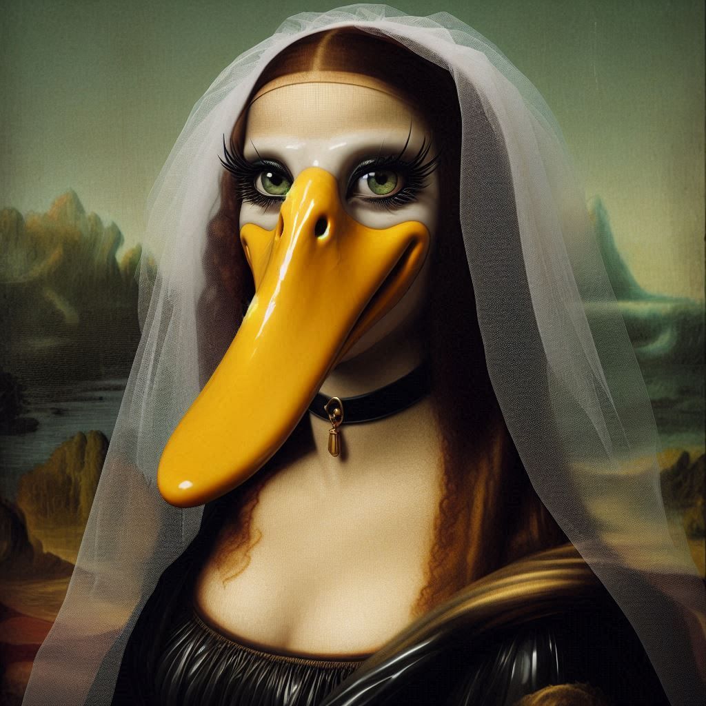 Mona Lisa z dziobem