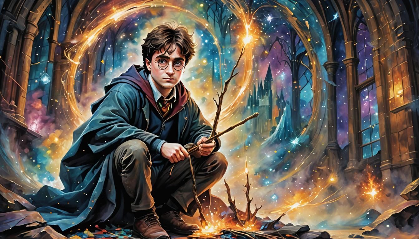 ''HARRY POTTER'' The Boy Who Lived Art Collection (10)