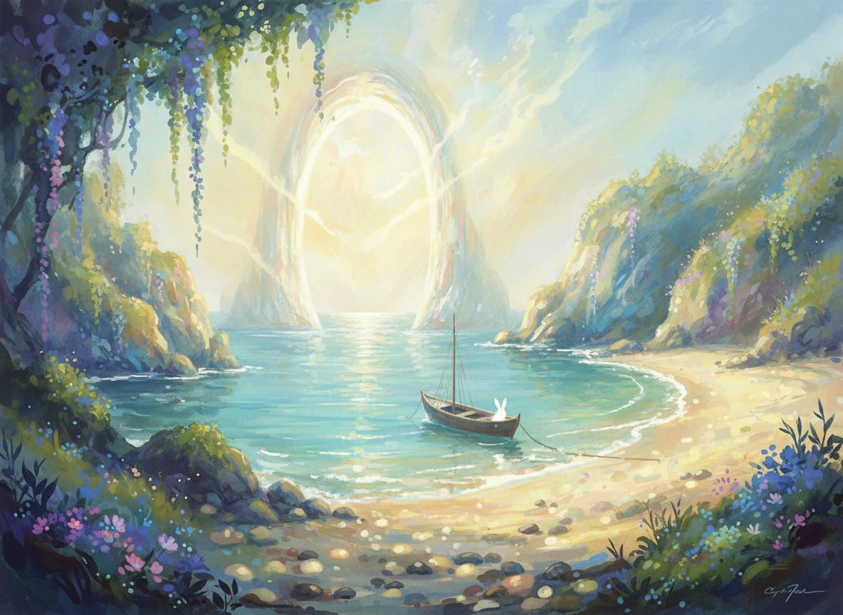 Portal To A Hidden Cove Getaway  by @Autumn