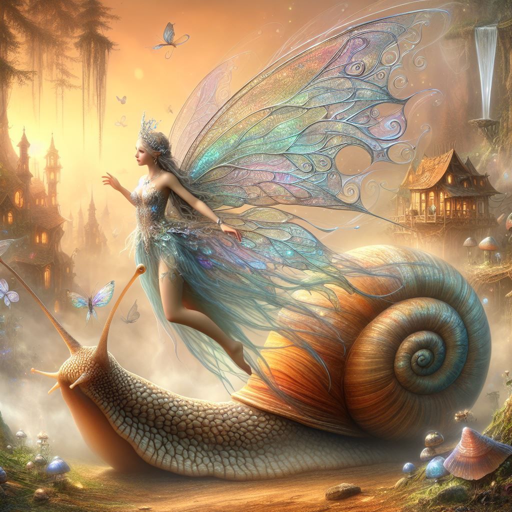 Fairy and snail