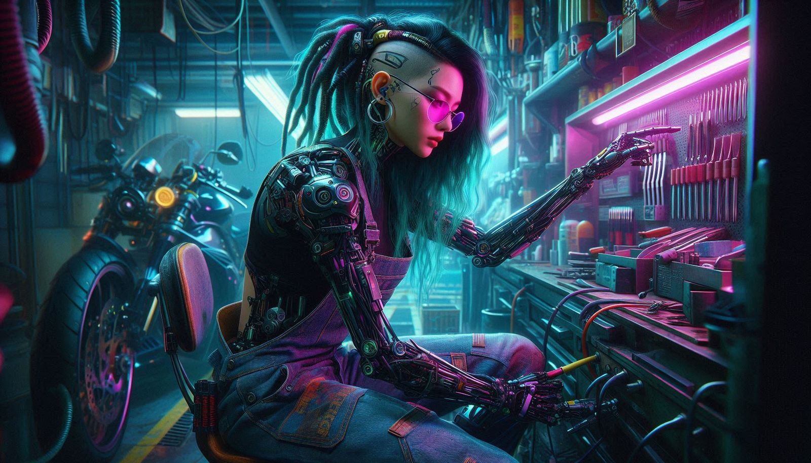 Repair in the Neon Workshop
