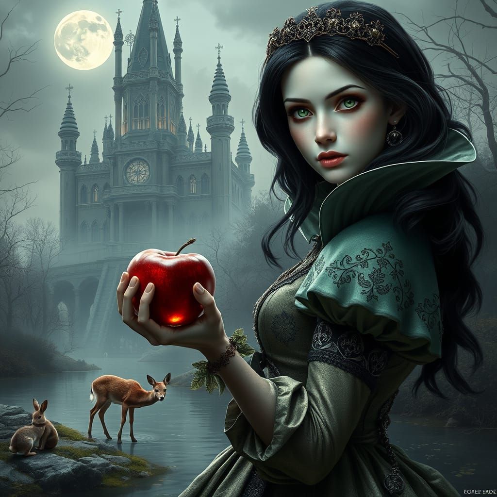 Snow white tim Burton styled inspired   by @BethyC