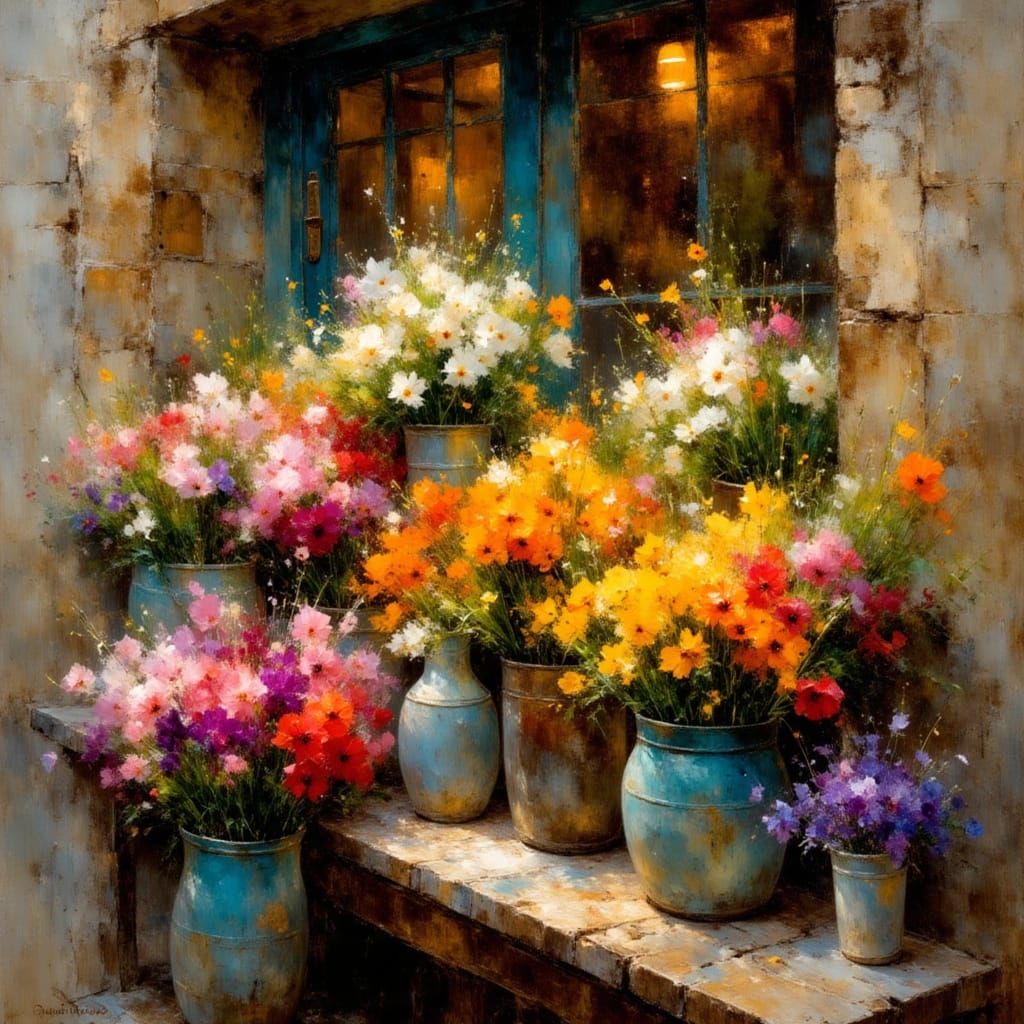 The Florist’s Window  by @BlueDreamSkipper