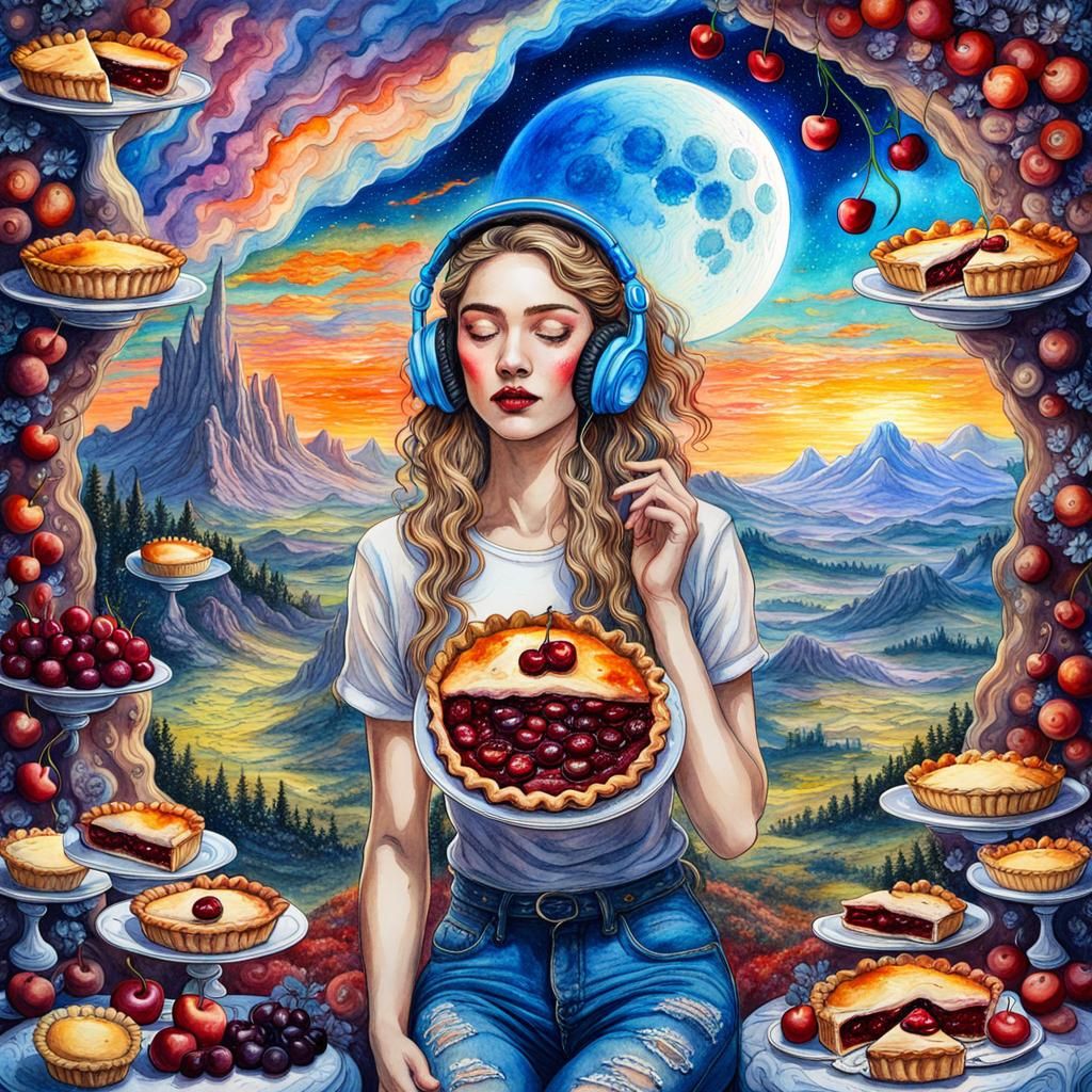 Pie Dreams AI Generated Artwork NightCafe Creator
