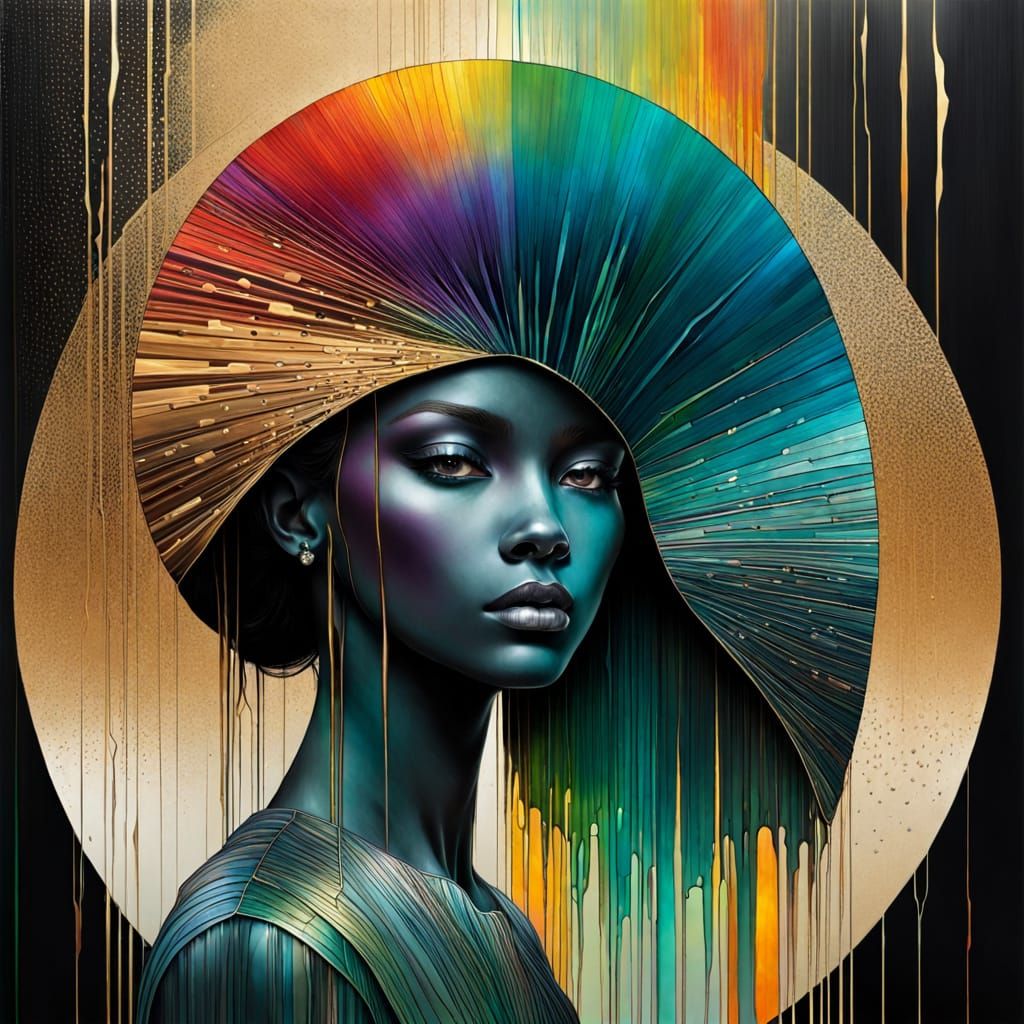 Prismatic portrait  by @Crystalline