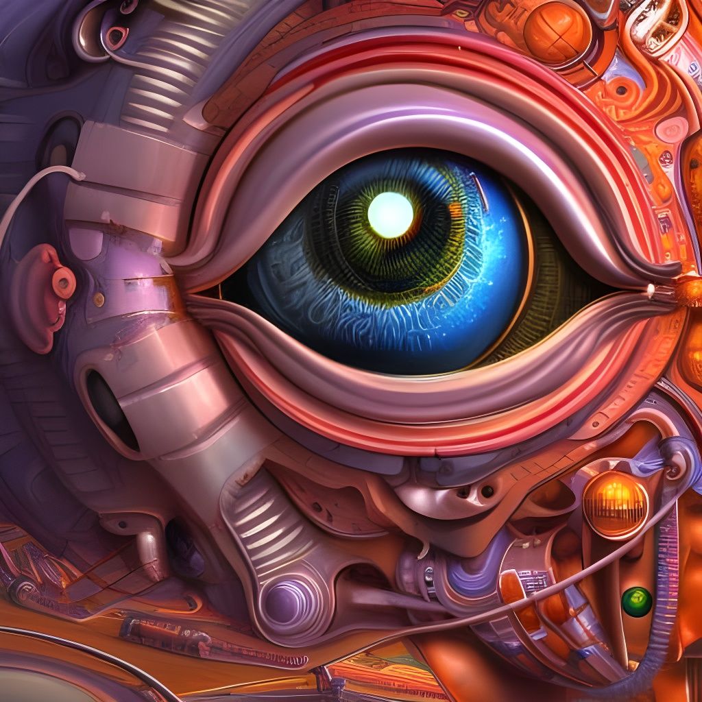 Mechanical Eye AI Generated Artwork NightCafe Creator