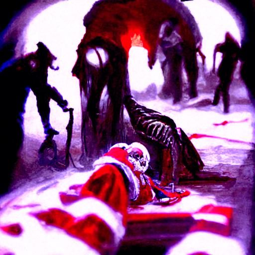 He Chose Santa that Night