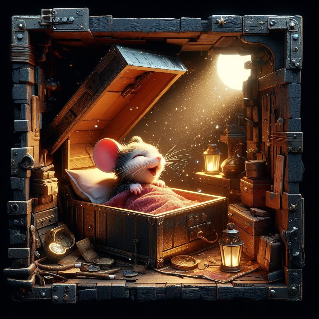 Sleepy little friend