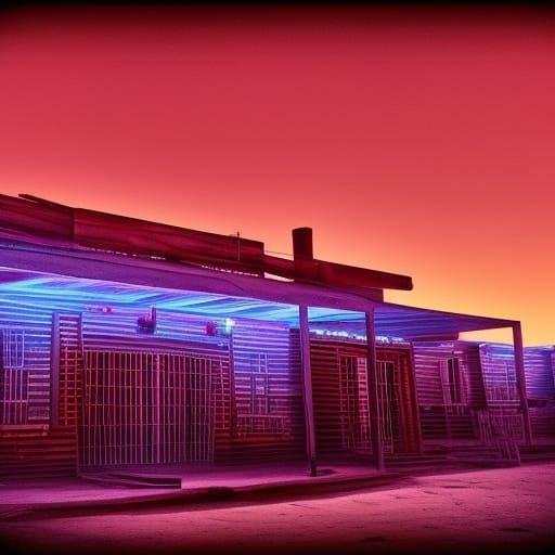 Desert ghost town