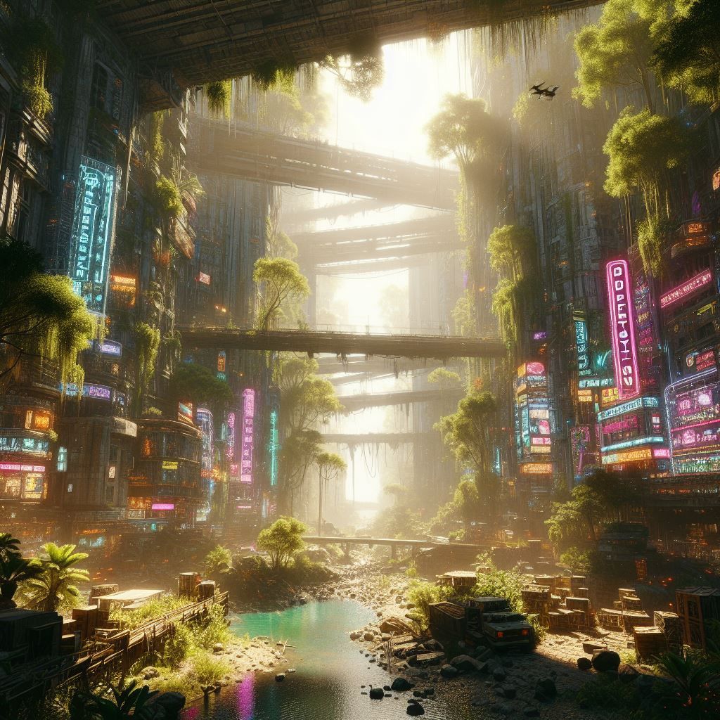 Overgrown Ruin City