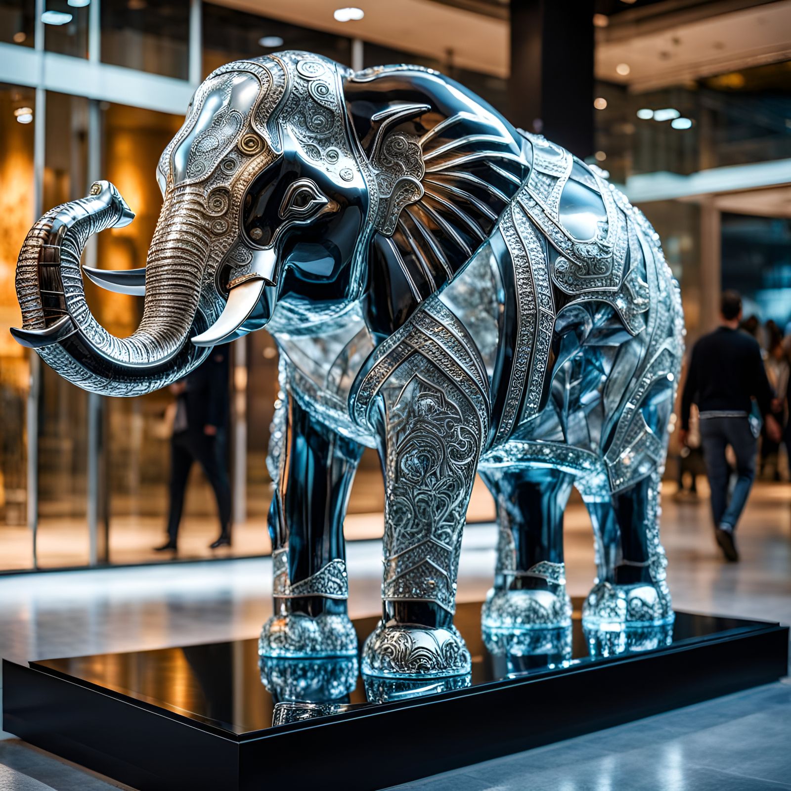 crystal elephant