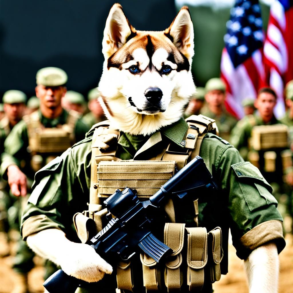 Imagine a young, blonde haired husky army sergeant ready to give orders ...