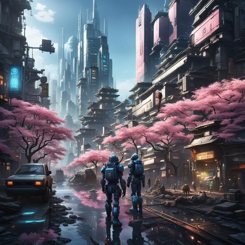 (citizen : cyborg, monster, robot, spicies) + (background : ...