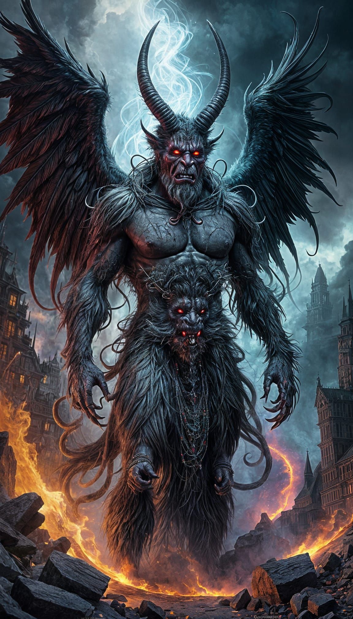 a terrifying otherworldly Demon Ethereal Demon Unveiled