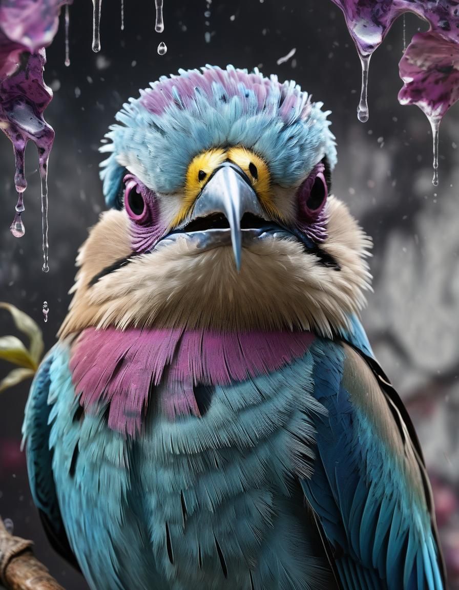 A lilac-breasted roller