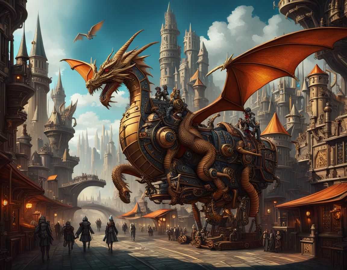 A Medieval Science Fiction World  by @Teresa Hwang