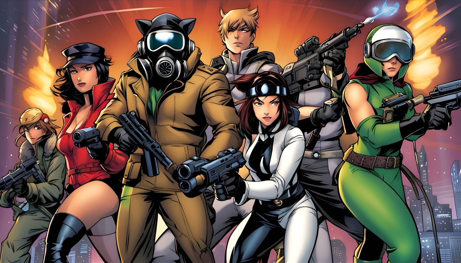 NOVA Comics Presents: The Gas Mask Chronicles
3 young men [p...