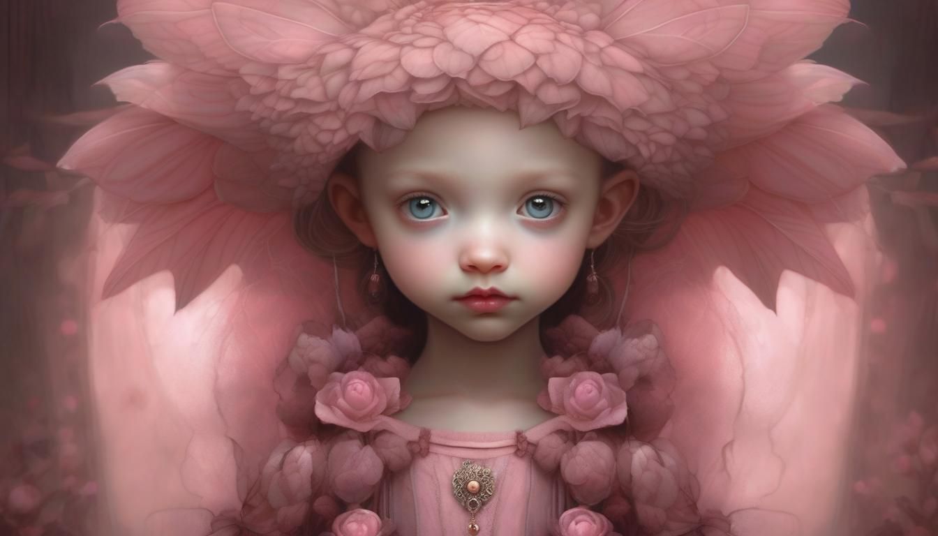 Surreal child portrait