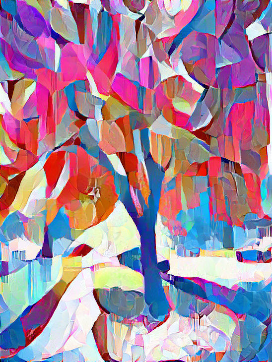 Stained Glass Tree