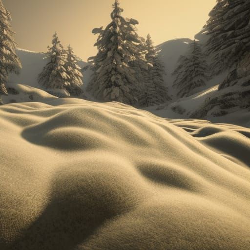 Winter snow