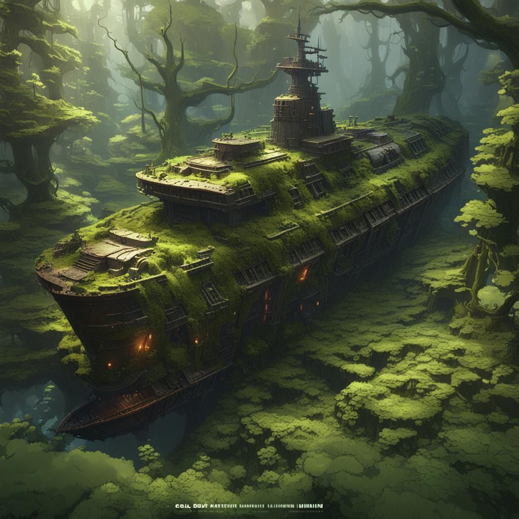 rusty warship