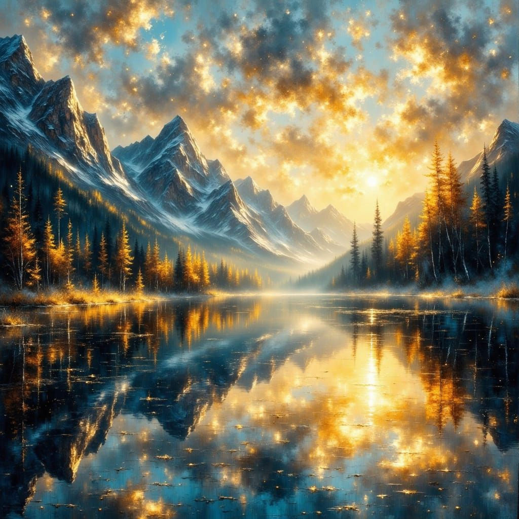 Mirror lake. (9 l)  by @Croc lover