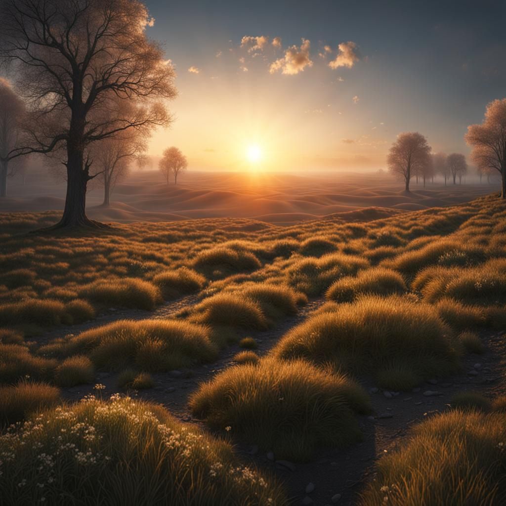 The sun rises somewhere on 16 April 8K resolution  realistic...