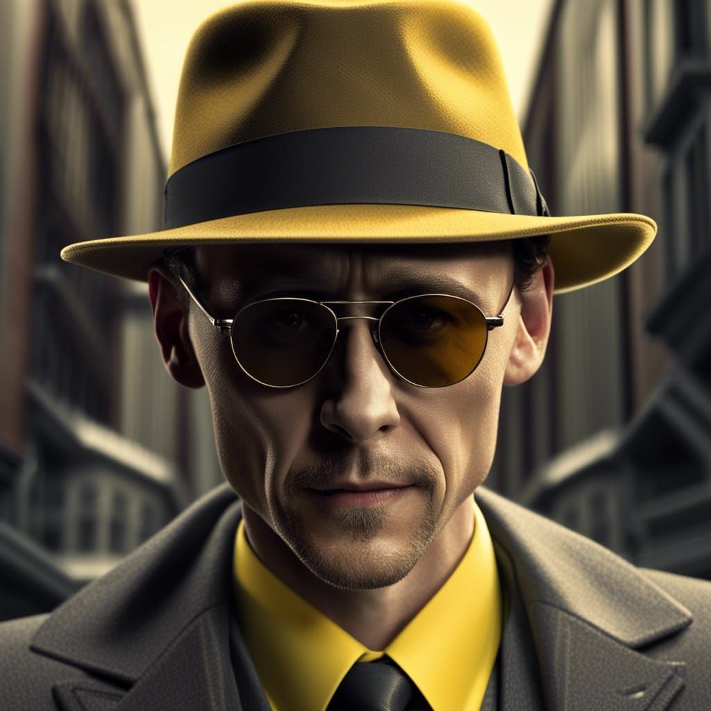 Tom Hiddleston as The Eraser (Batman villain) AI Generated Artwork