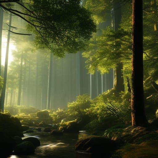 Serene forest