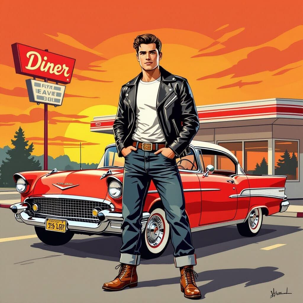 Men's 1950's Fashion - Daily Challenge #1028  by @BillyD