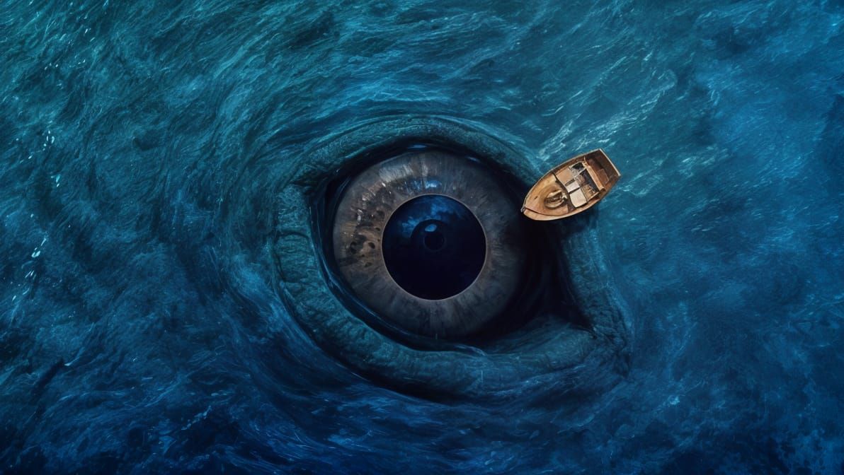 Very creepy gargantuan Sea monster eldritch horror Dunkcleot...