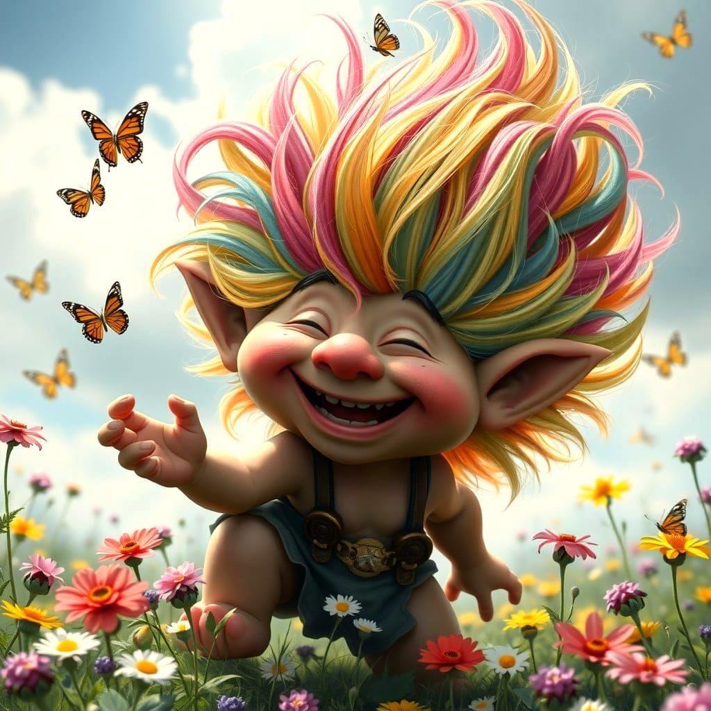 Trollop Through the Wildflowers  by @Kay