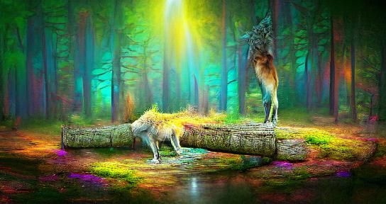 wolf dance