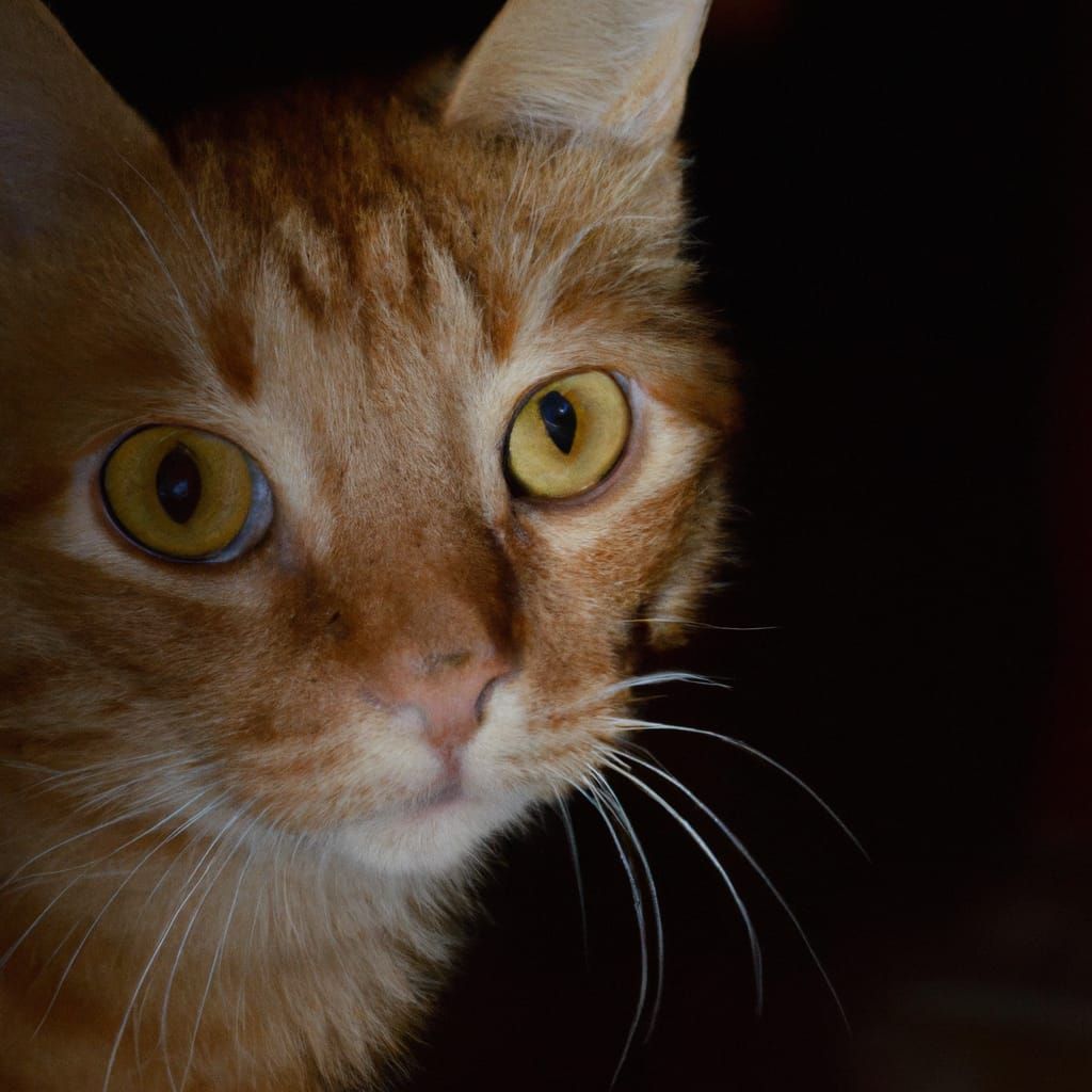A ginger cat