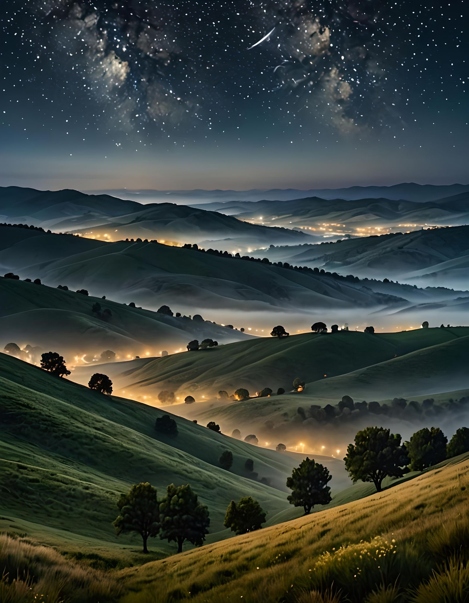 Transylvania at Night - AI Generated Artwork - NightCafe Creator