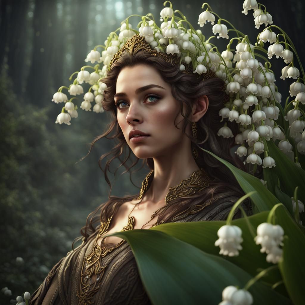 Lily of the valley - AI Generated Artwork - NightCafe Creator