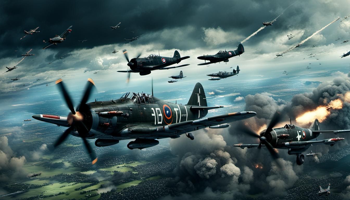WWII dogfight