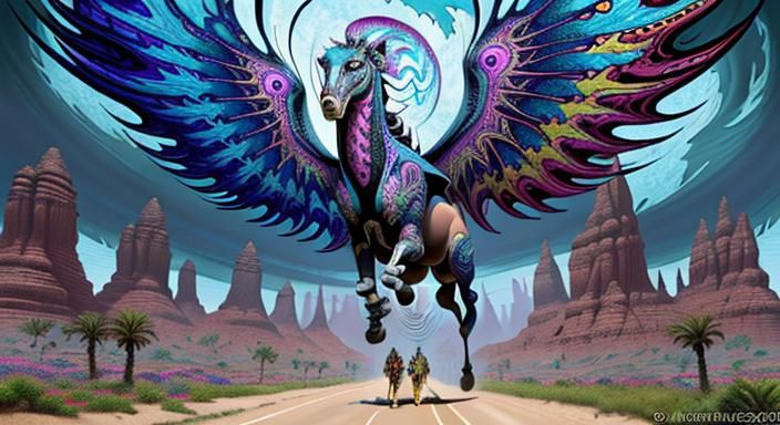 (Born To Run:1.3) epic post-impressionist masterpiece/abstra...