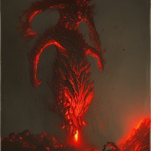 demon lava monster