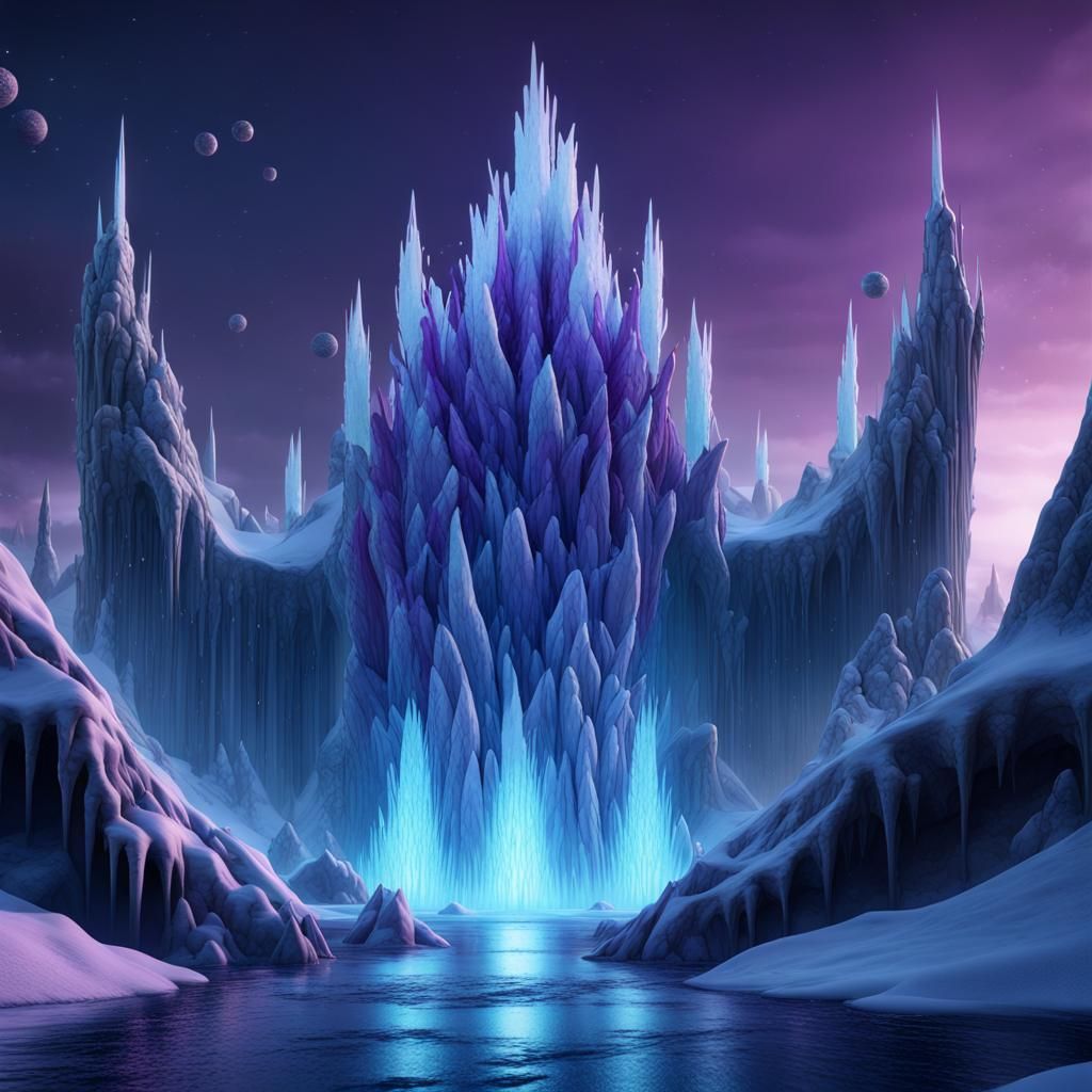 The Gates of the Frozen Dimension - AI Generated Artwork - NightCafe ...