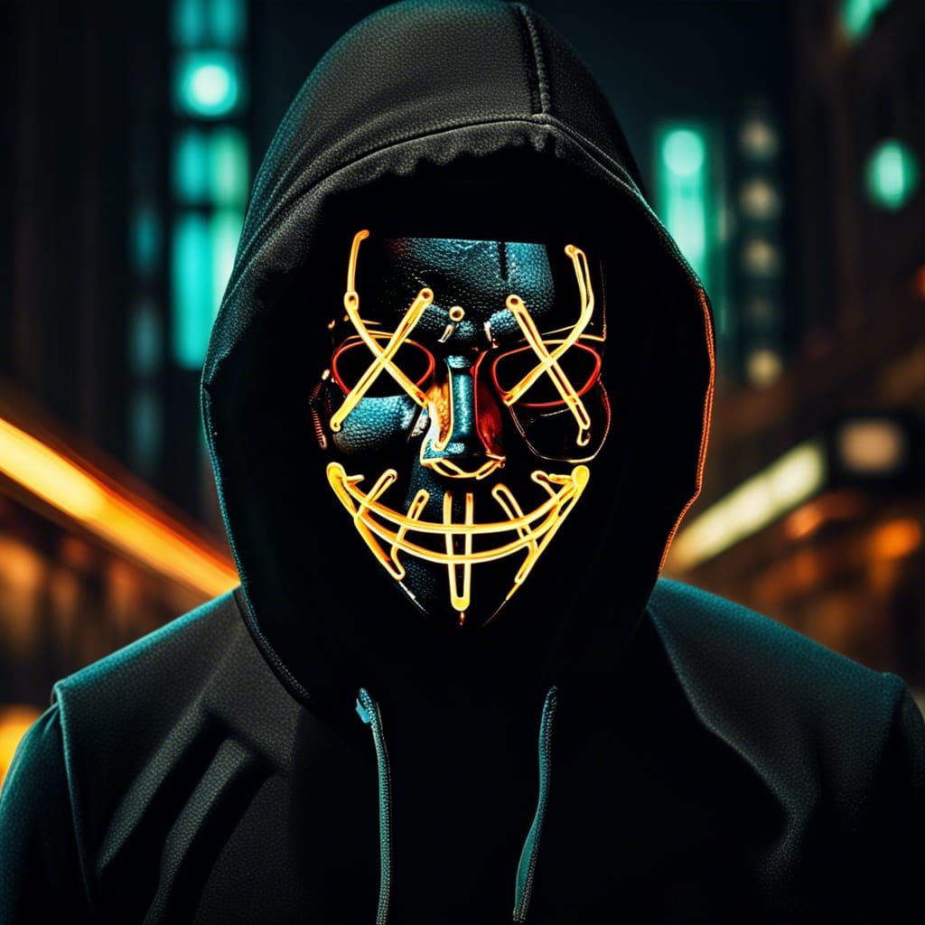 Yellow purge mask 🎭🟡〽️🕶️ - AI Generated Artwork - NightCafe Creator