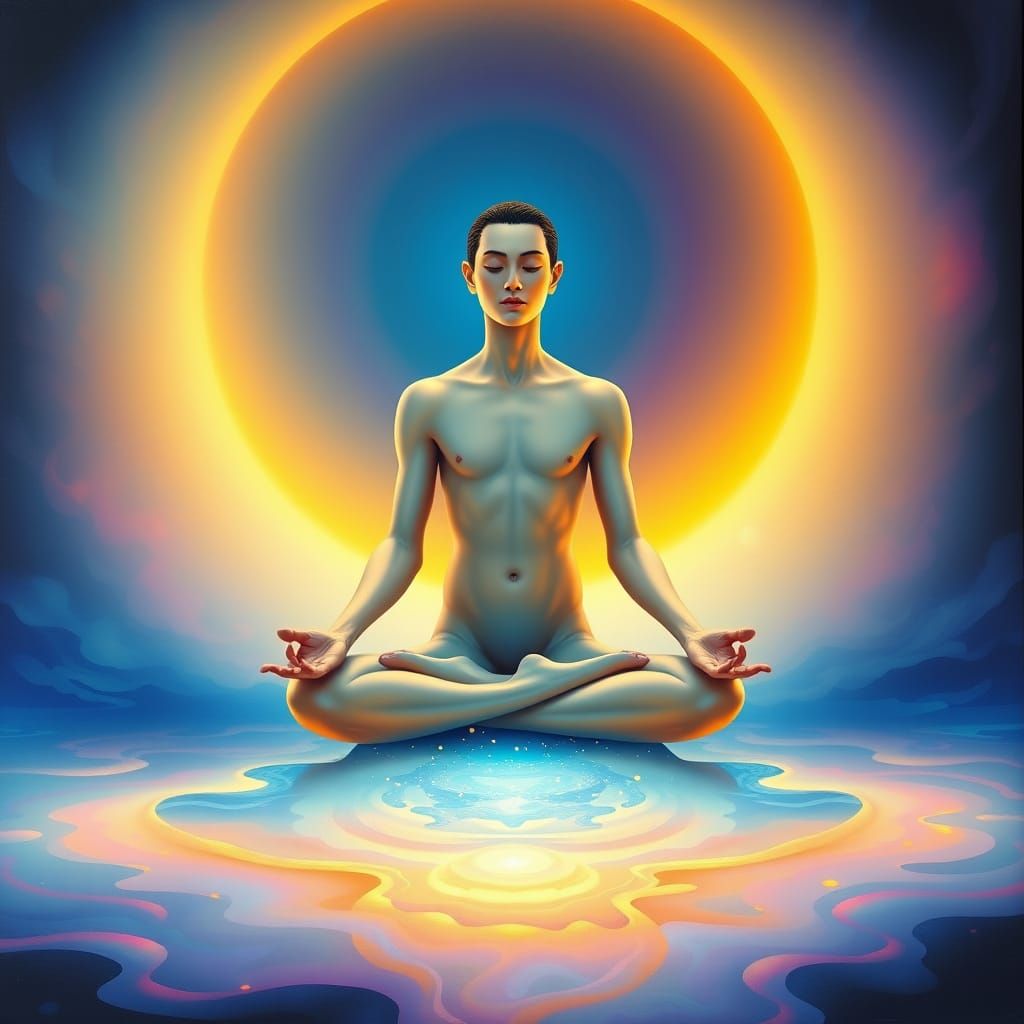 Surreal Being in Radiant Samadhi