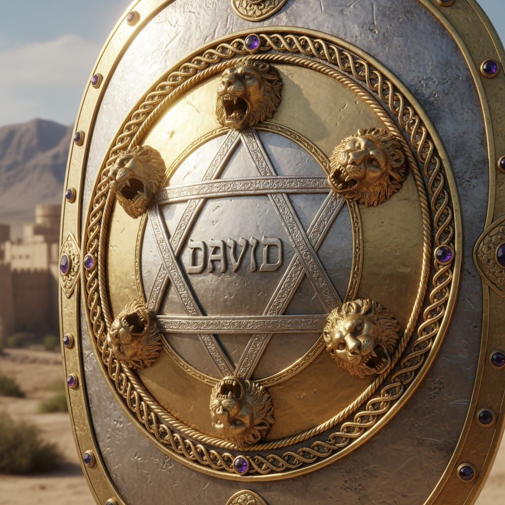 Charming Star of David Symbol