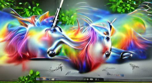 Fiery Lion in Photorealistic Style