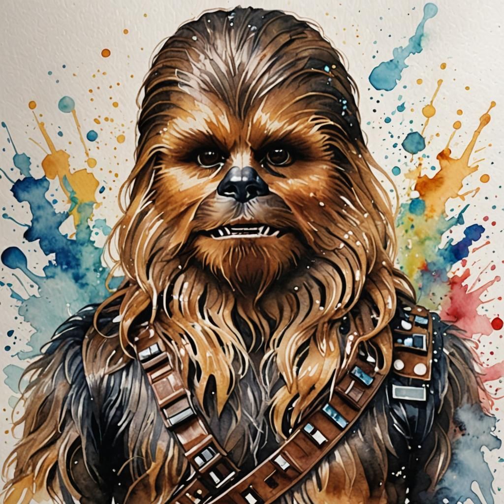 Wookiee Watercolor